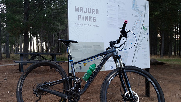 Excellent trail signage at Majura Pines