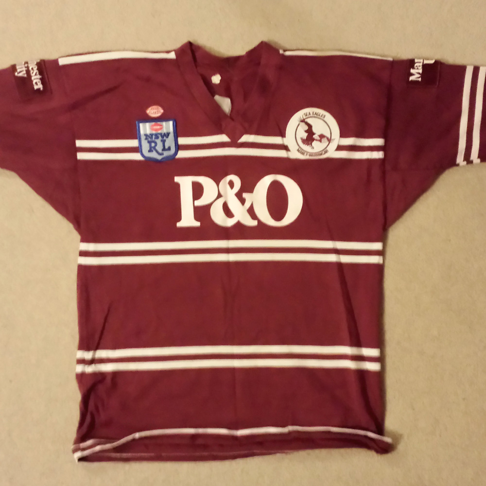 manly sea eagles jersey history