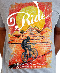 Ride Unil the Sun Sets  T-shirt