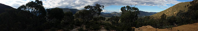 Nine Mile Trail into the Pinch River Valley